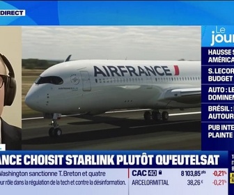 Replay Good Morning Business - Air France choisit Starlink plutôt qu'Eutelsat