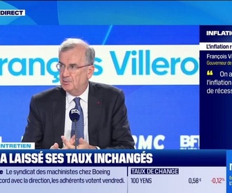 Replay Good Morning Business - François Villeroy de Galhau juge possible une autre baisse de taux dans les réunions qui viennent
