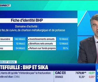 Replay Tout pour investir - Les marchés et vous : En portefeuille, BHP et Sika - 30/08