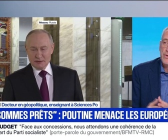 Replay Apolline de 9 à 10 - La menace ne coûte rien et peut rapporter gros: Frédéric Encel, docteur en géopolitique, interprète les propos de Vladimir Poutine qui se dit prêt à faire la guerre aux Européens