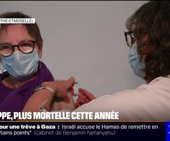 Replay 20H BFM - Grippe: en Meurthe-et-Moselle, un centre de vaccination ouvre à Nancy pour soulager les hôpitaux